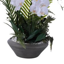 ORQUÍDEA BLANCA C/POTE - 592-510092