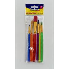 200SETS/CTN 6PCS TRANGLULAR HANDLE BRUSHES IN PRINTED SOFT P - 780-1593866