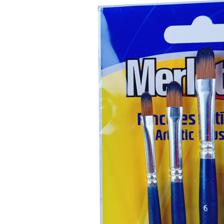 200SETS/CTN 5PCS ARTISTIC BRUSHES WITH DOUBLE SIDED CMYK PRI - 780-1594183