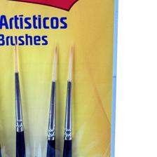200SETS/CTN 6PCS ARTIST BRUSHES WITH DOUBLE SIDED CMYK PRINT - 780-1594184