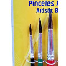 200SETS/CTN 6PCS ARTIST BRUSHES WITH DOUBLE SIDED CMYK PRINT - 780-1594190