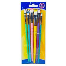 SET DE 6 PINCELES BISELADOS CON #2,4,6,8,10,12 - 780-1594195