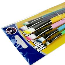 SET DE 6 PINCELES BISELADOS CON #2,4,6,8,10,12 - 780-1594195