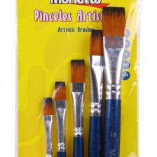 SET DE PINCELES 5PZA PLANOS #2,4,6, 8,10 - 780-1594363