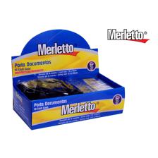 SUPORTE DE CARTÃO DE IDENTIFICAÇÃO HORIZONTAL COM CABO PRETO 7,5X10CM - 780-547808699