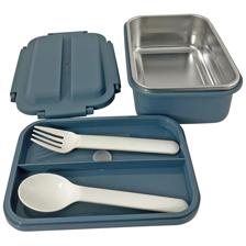LUNCH BOX MADE OF STAINLESS STEEL AND PLASTIC PP 850ML - 780-6293374