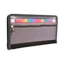 DIVIDERS EXPANDING FILE WITH ZIPPERS - 780-6994675