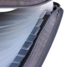 DIVIDERS EXPANDING FILE WITH ZIPPERS - 780-6994676