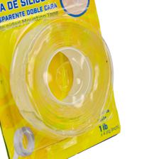 CINTA DE SILICONA TRANSPARENTE 18MM X 2M - 780-7194766