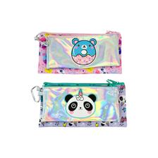 120PCS/CTN 300D/PVC+LASER LEATHER PENCIL BAG WITH HANGTAG IN - 780-7514066