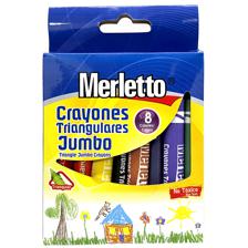 GIZ DE CERA TRIANGULAR JUMBO 8 CORES - 780-7932916