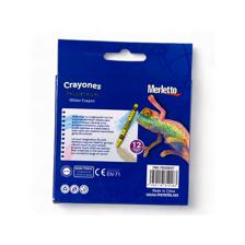 CRAYONES ESCARCHADOS 12PZA - 780-7933937