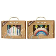 24SETS/CTN WOODEN POP-UP TOY IN COLOR BOX WITH BARCODE STICK - 780-8432865