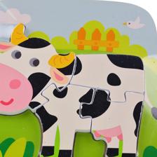 ROMPECABEZAS EDUCATIVO ANIMALES DE GRANJA - 780-8464558