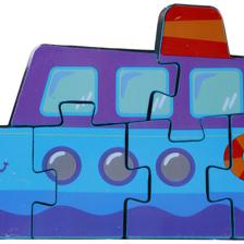 ROMPECABEZAS EDUCATIVO TRANSPORTE - 780-8464560