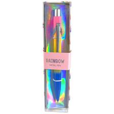 216PCS/CTN SET OF TRIPLE-LAYERS METAL PEN RAINBOW. PUSH ACTI - 780-8512976