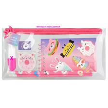 CONJUNTO ESCOLAR 1 ESTOJO, 2 LÁPIS HB, 1 APONTADOR DE LÁPIS E 1 BORRACHA - 780-8513391