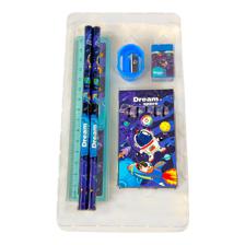 KIT ESCOLAR 12PZA 1 ESTUCHE, 6 CRAYON, 1 REGLA, 1 SACAPUNTAS, 1 BORRADOR, 2 LAPICES - 780-9034255