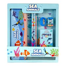 160SETS/CTN 12PCS STATIONERY SET IN WINDOW COLOR BOX WITH BA - 780-9034256