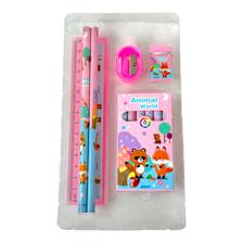 160SETS/CTN 12PCS STATIONERY SET IN WINDOW COLOR BOX WITH BA - 780-9034256