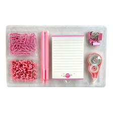KIT ESCOLAR 118PZA 4 CLIPS 19mm 60 CLIPS  28 mm 50 CHINCHETAS 1 CINTA CORRECTORA 1 MININOTAS 2 - 780-9034257