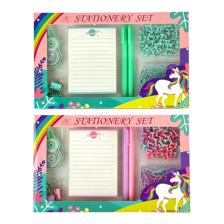 48SETS/CTN 118PCS STATIONERY SET IN WINDOW COLOR BOX WITH BA - 780-9034258