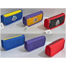 CARTUCHERA DE 2 BOLSILLO , COLORES SURTIDOS, SIZE: 21.5*5.5*9CM - 780-9054836