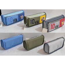 CARTUCHERA DE 2 COMPARTIMIENTO, COLORES SURTIDOS, SIZE: 21.5*6*9cm. - 780-9054847
