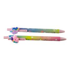 CANETA DE GEL RETRÁTIL DE 0,7 mm COM TINTA AZUL COM TELA 48PZA - 780-9084263