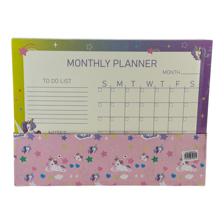 AGENDA MENSAL A3, TELA DE 80 G/M², 80 FOLHAS, 12 PZA - 780-9084273