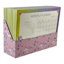 AGENDA MENSAL A3, TELA DE 80 G/M², 80 FOLHAS, 12 PZA - 780-9084273