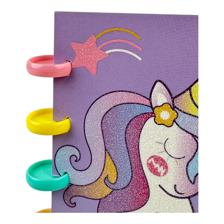 MINI CUADERNO DE ESPIRAL UNICORNIO A6 80gsm 80 HOJAS 12PZA DISPLAY - 780-9084277