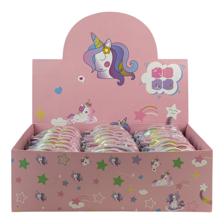 MINI CUADERNO SUAVE 8*8Cm 80gsm 100HOJAS UNICORNIO 24PZA DISPLAY - 780-9084278