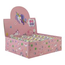 MINI CUADERNO SUAVE 8*8Cm 80gsm 100HOJAS UNICORNIO 24PZA DISPLAY - 780-9084278