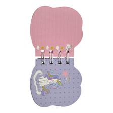 MINI CUADERNO SUAVE 8*8Cm 80gsm 100HOJAS UNICORNIO 24PZA DISPLAY - 780-9084278