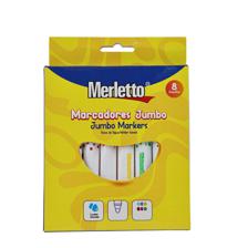 CONJUNTO DE MARCADORES DE ÁGUA JUMBO LAVÁVEIS DE 8 CORES - 780-9174597