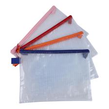 CARTUCHERA MALLA TRANSPARENTE A5. 4 COLORES - 780-9194603