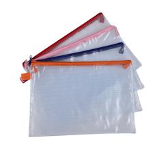 CARTUCHERA MALLA TRANSPARENTE A4. 4 COLORES - 780-9194604