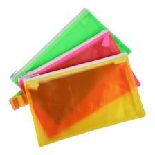 CARTUCHERA MALLA TRANSPARENTE B6 1/2. 3 COLORES - 780-9194608