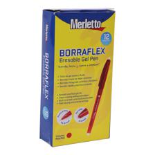 BORRADOR DE GEL BORRABLE COLOR ROJO 0.7 MM 12PZA - 780-921476310