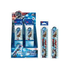 RÉGUA DOBRÁVEL JURASSIC WORLD, 30 CM, 1 PEÇA - 780-9264880