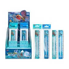 REGLA JURASSIC WORLD 15 CM CON DISCO DESLIZANTE (1 PZ) - 780-9264886