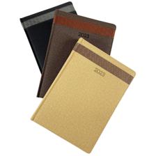 DIARY B5 196 PAGE YELLOW PAPER GOLD BORDER 70gsm - 783-2033099