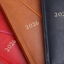48PCS/CTN A5 2026 DIARY WITH 1OFFSET MAP+GOLD EDGE 184 SHEE - 783-2033299