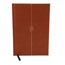 AGENDA 2027 A5 BORDE DORADO PAPEL AMARILLO 184 PAGINAS - 783-2033346