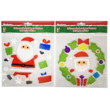 ADHESIVE GEL STICKER CHRISTMAS SANTA - 784-7453850