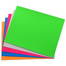 SET OF 10 ASSORTED NEON COLOR CARDS 180GSM - 785-4890117