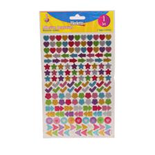 288PCSCTN SHEETS FOIL PAPER STICKERS IN OPP BAG WITH BACK CA - 785-6644414