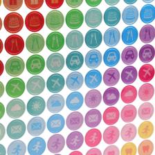 288PCSCTN SHEETS FOIL PAPER STICKERS IN OPP BAG WITH BACK CA - 785-6644414