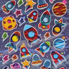 288PCSCTN PUFFY STICKERS IN OPP BAG WITH BACK CARD PACKING. - 785-6644417